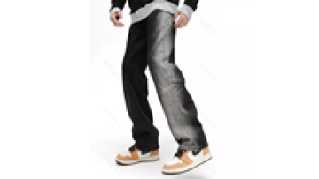 Mens Custom Logo Print Vintage 100% Cotton Pants Men High Quality Brand Jeans1