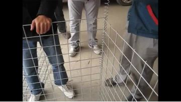 Garden decoration welded gabion box stone gabion basket retaining wall1
