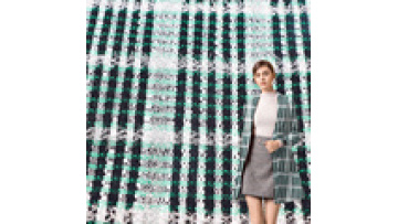 Yarn-dyed Tweed Fabric Colourful Polyester and Brocade Woven Woolen Tweed Fabric for Clothes1