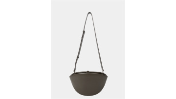 Fashion Rugby-Shaped Top-Grain Leather Crossbody B
