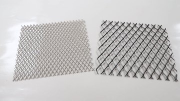 Decorative 1mm Small Mesh Expanded Metal Mesh / Suspended aluminum expanded metal facade mesh1