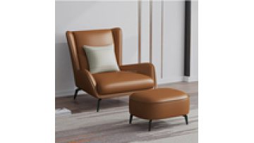 Manufactory Wholesale lounge armchair living room recliner chair leather chaise for bedroom decoration1