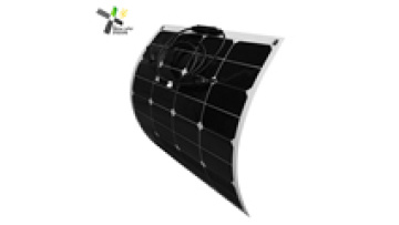 New Material ETFE Laminated 25W 50W 100W 120W USA Sunpower Cell Semi Flexible Solar Panel1