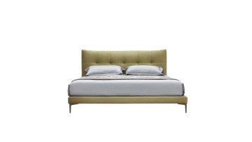 Top Quality Bedroom Furniture Luxury Wooden Stainless Steel Twin Bed Frame for Sale1