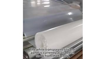 White silicone sheet
