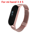 Mi Band 3 4 5 Strap Metal for Xiaomi Mi Band 5 4 3 Bracelet Screwless Xiaomi Mi Band 4 Bracelet Correa Xiomi MiBand 3 Wrist Band