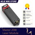 NEJE Master / Master 2 20W Laser Module Laser Engraving Machine Replacement Head Part CNC Wood Cutting Laser Module Tube