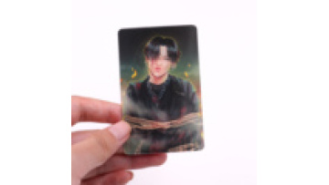 Wholesale Customized Anime Raster Card Enterprise Raster Poster Promotional Gifts Grating Visual Transformation Effect Gift Card1