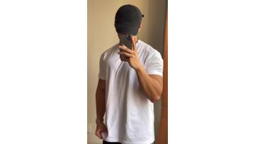 Comfortable cotton sports short-sleeved T-shirt