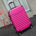 Letrend Vintage ABS+PC Rolling Luggage Spinner Trolley Women Travel Bag 20 inch Cabin Suitcases Wheel 24/26 inch Retro Trunk