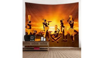 Room wall fabric tapestry