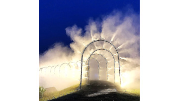 Fog Waterfall Fountain for Outdoor Garden Landscapes