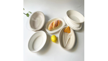 Bagasse oval plates
