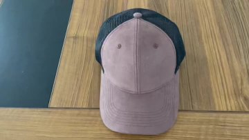 Plain Curved Brim Mesh Cap 03