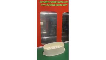 Injection-molded plastic base
