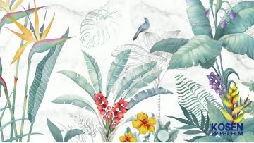 Flowers and birds