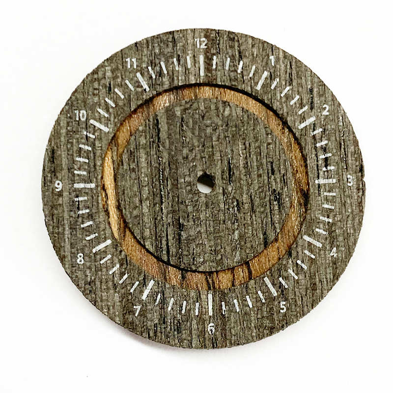 custom wooden watch dial 