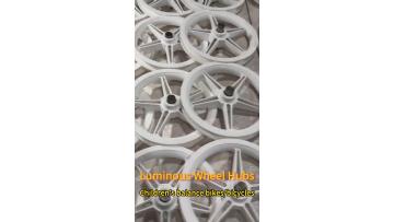 How are the light up wheels produced?