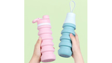 Foldable Sports Drinking Bottle Manufacture BPA Free Collapsible Water Bottle With Custom Logo Botella De Agua1
