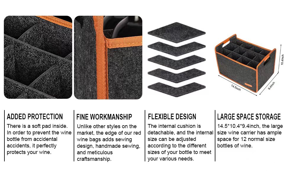 canvas bottle bag