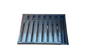 Stainless steel oil barrier plate