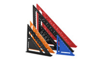 ZHIXIN 4/7/12Inch Triangle Ruler Measurement Tool Aluminium Alloy Carpenter Tools Inch Angle Ruler Speed Square Woodworking Tool1