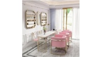 Modern style Hot sale Free sample New models  wireless charge marble furniture Beauty salon Manicure Nail table1