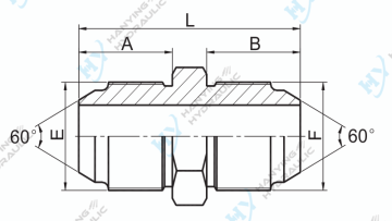 JIS Metric Male 60 Cone