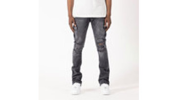 Men's Jeans Pant Skinny Denim Biker Stacked Pantalon Mens Regular Jeans1