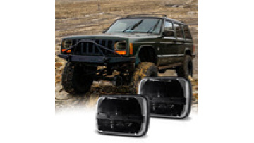 5*7 Square High Low Beam Headlight for GMC K3500 1997-2000 and K2500 Suburban 1997-20001