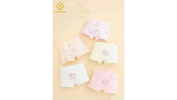 Cute cartoon bunny printed girls' boxer underwear