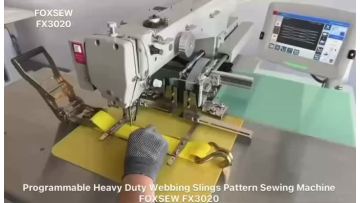 Programmable Heavy Duty Sling Webbing Pattern Sewing Machine FOXSEW FX3020