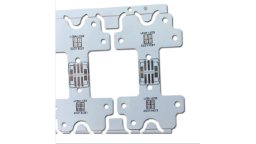 Double sided aluminium PCB