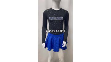 black cheer uniform