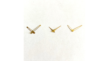 gold watch hands 