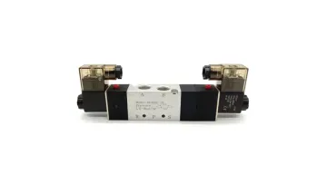 4V330C-10 4V330E-10 4V330P-10 5/3 Way 5 Way 3 Position Pneumatic Directional Control Air Solenoid Valve 12VDC 24VDC 24VAC 110VAC 220VAC1