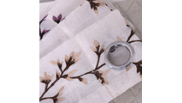 Newest design customized decorate fancy window floral embroidery curtain1