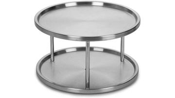 double tier lazy susan