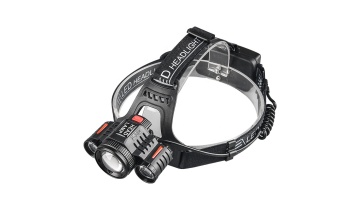 Brightest LED Work Headlight 18650 USB Rechargeable IPX5 Waterproof Headlamp With Zoomable Light Head Lights for Camping Hiking1