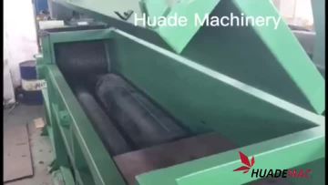 big HDPE pipe shredder L.mp4
