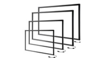 YCL factory original 110 inch multi touch IR touch frame for interactive video wall1