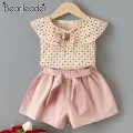 Bear Leader Kids Clothing Sets New Summer Girls Casual Suits Top and Pants 2Pcs Cool Polka Dot Kids Outfits Girl Clothing Sets