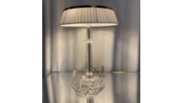 Luxury Baccarat Crystal Hotel Bedside Home Decor Table Lamps with Shade1