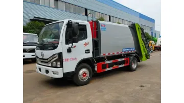 Simple Operation Dongfeng 4X2 7cbm Easy-Load Waste Truck1