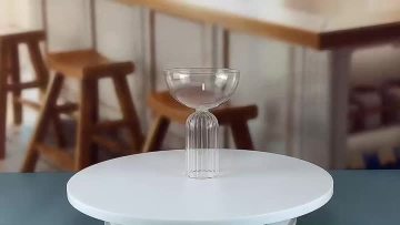 Champagne Coupe Glass Set Classic Borosilicate Glass