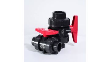 PVC Double Union Ball Valve 1 inch Plastic