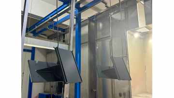Automated Electrostatic powder spraying line