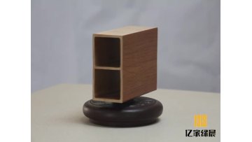 100% Recycled WPC Hollow Timber Tube for Indoor Wooden Partition1
