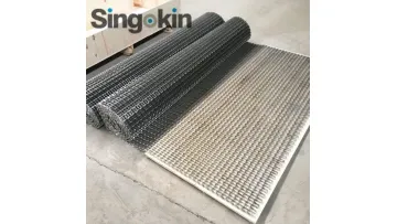 Stainless Steel Metal Sheet Honeycomb Conveyor Flat Wire Belt with Welded Edge1
