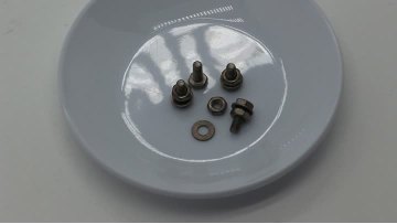 TA2 pure titanium hexagonal M3*8 (Ti) three combinations